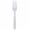 White, variant on Karat PS Plastic Extra Heavy Weight Tea Spoon Disposable Spoons Pack, Clear, 1000 Count