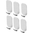 thumbnail image 1 of Juego de 6 ganchos adhesivos para pared, ganchos para pared de baño, ganchos para toallas de acero inoxidable TUNC Sencillez, 1 of 1