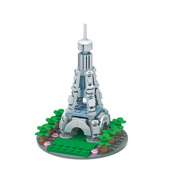 Wise Block Famous Landmark Series France Eiffel Tower Building Set