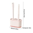 thumbnail image 3 of 3 in 1 Toilet Brush and Plunger Set, Extended Handle Plunger,Heavy Duty Toilet Bowl Brush and Holder Hidden Toilet Plunger and Brush Set, Floor Standing or Wall Mounted Bathroom Cleaning Supplies, 3 of 6