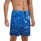 thumbnail image 2 of Fotbe A Blue Glitter Pantalones Cortos de Pijama para Hombre, Ropa de Dormir, Pantalones de Pijama Cortos para Hombre-Medium, 2 of 6