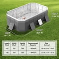 thumbnail image 2 of YYW 101 in Foldable Swimming Pool for 1-6 People, Non-Inflatable Above Ground Pool(Gray), 2 of 10
