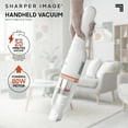 thumbnail image 4 of Sharper Image Handheld Vacuum for Auto Interior, Home Cleaning – Cordless 80W Mini Vacuum with 2 Power Modes and Washable Filter, 4 of 12