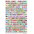 thumbnail image 1 of 2450-1510 - FLAGS OF THE WORLD POSTER 26.75X38.5 INCHES, 1 of 1
