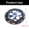 thumbnail image 3 of Motorcycle Engine Guard Aluminum Rustproof Protective Cover Cooling Fan Caps Easy Installation 145mm 5.7'', 3 of 9