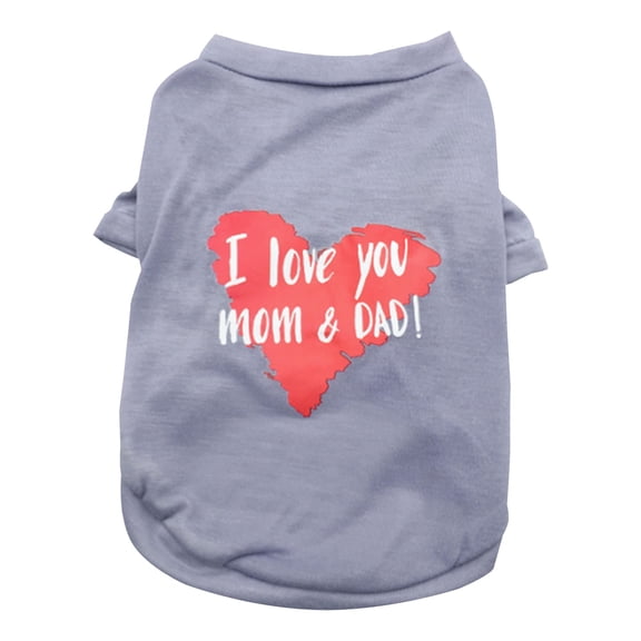Puppy Shirt, Cozy Sleeveless Canine Wear, Dog Clothes Pet Fashion Casual Breathable Comfortable Apparel Outfits for Dog Cat
