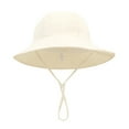 thumbnail image 3 of Chapeau de Soleil pour Fille avec Rabat de Nuque, Séchage Rapide, Pliable, Protection Uv Upf 50+, Chapeau Bob de Plage, Chapeau de Soleil pour Bébé, Garçons Filles, Mode, 3 of 4