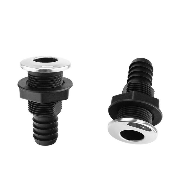 2 Piezas de Plástico de 2 Mm a Través Del Casco, Accesorio de para Caravanas, Camiones,