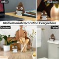 thumbnail image 3 of Poo Cute Crochet Potato Toy With Inspirational Quote Card, Ideal Novelty Gag Gift For Friends, Birthdays, Home Decor, Teachers, & Fall Celebrations. U, 3 of 3