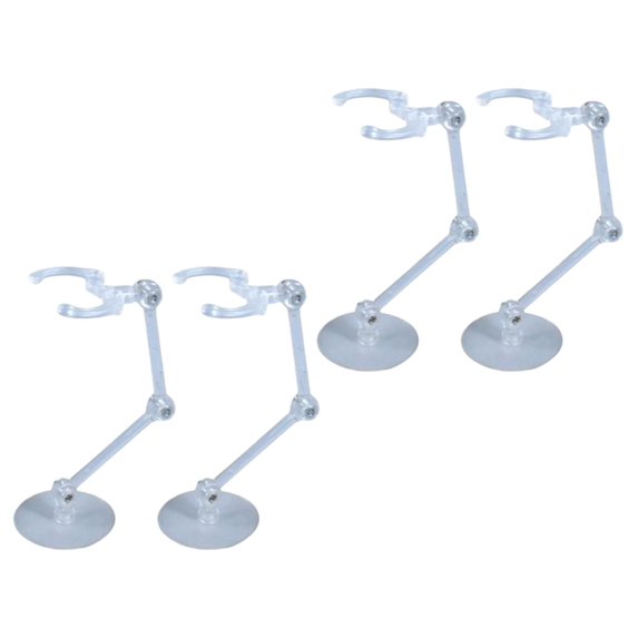 4Pcs Assembly Action Figure Display Holder Base for ,Doll Model Support Stand SHF