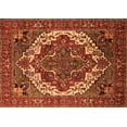 thumbnail image 1 of Ahgly Company Indoor Rectangle Oriental Orange Industrial Area Rugs, 5' x 7', 1 of 4