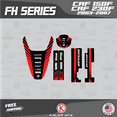 thumbnail image 4 of Kalair GFX Graphics Kit for Honda CRF150F (2003-2007) Fh Series, 4 of 5