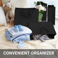 thumbnail image 4 of 5Pcs Reusable Grocery Bags with Handle - Hold 50+ lbs, Can Hold, Stands Upright, Foldable & Washable, for Shopping, Packing Picnics and Snacks and Carrying Supplies for the Beach or Camping., 4 of 6