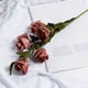 thumbnail image 1 of Faux Flowers Vintage 5 Rolled Roses Bouquet Foam Faux Flower Bouquet Home Decor Arrangement Wedding Decoration Faux Roses, 1 of 6