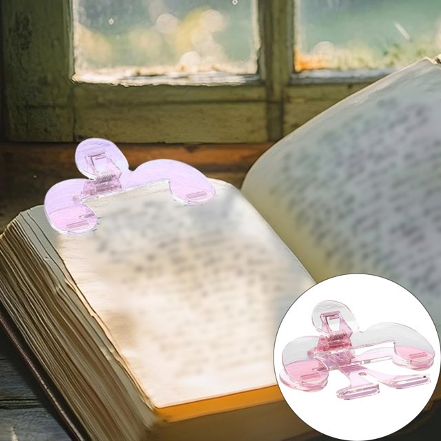 AKEGAMN Liquidation! Support de Page de Livre Pince à Livre Pince de Lecture Transparente Accessoires de Lecture pour le Journal du Journal Manuel Document Manipulation de Matériel Sans Effort : la Pince à Livre Maintient une Veille