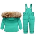 thumbnail image 4 of lnmuld Two Piece Insulated Kids Snowsuit for Cold Weather Outdoor Winter Activities and Gear Size:1-2 Years, 4 of 5