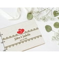thumbnail image 5 of Darling Souvenir Personalized Engraved Laser Cut Wedding Guest Book Wooden Cover Sign-in Book Registry Guestbook Scrapbook-RC, 5 of 7