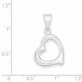 thumbnail image 2 of Beautiful Sterling Silver Heart Pendant, 2 of 2