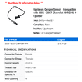 thumbnail image 2 of Upstream Oxygen Sensor - Compatible with 2006 - 2007 Chevy HHR 2.4L 4-Cylinder, 2 of 2