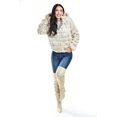 thumbnail image 1 of Chamarra de peluche con capucha Roman Fashion, Juvenil, Hueso, Beige, M, 1 of 6