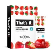 That's it. Apple + Strawberry Fruit Bars (12 Pack)