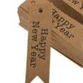 thumbnail image 3 of 100 Etiquetas De De Papel De FELIZ año de nuevo Tarjetas Para Colgar Suministros Para La Macarena Etiquetas colgantes del papel de Kraft, 3 of 8