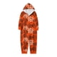 thumbnail image 2 of Family Halloween Pjs Matching Sets Halloween Print Long Sleeve Zippered One Piece Pajama Hooded Jumpsuit Winter Halloween Pjs Family Set, 2 of 4