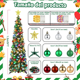 thumbnail image 2 of Árboles Navidad 150cm Con Luces Plegable Decoracion 44pcs Xtellar verde, 2 of 4