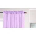 thumbnail image 3 of Gorgeous Home Linen MR2 Faux Silk Semi-Sheer Window Curtains 2-Pack Lilac 84" L, 3 of 5