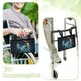 thumbnail image 3 of Jiueut Butterfly Moon Wheelchair Side Organizer Storage Bag Armrest Pouch Wheelchair Pouches with Pockets for Seniors Side Bag for Wheelchair Armrest Wheelchair Arm Bag, 3 of 7