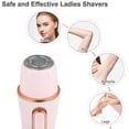 thumbnail image 2 of Facial Hair Removal for Women, 4 in 1 Hair Trimmer Hair Remover for Eyebrow, Legs, Bikini, Nose, with USB Charger, Pink, 2 of 8