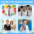thumbnail image 5 of Ties for Child Navy Blue Solid Color Pre-Tied Necktie Weddings School Uniforms Kids Tie, 5 of 7
