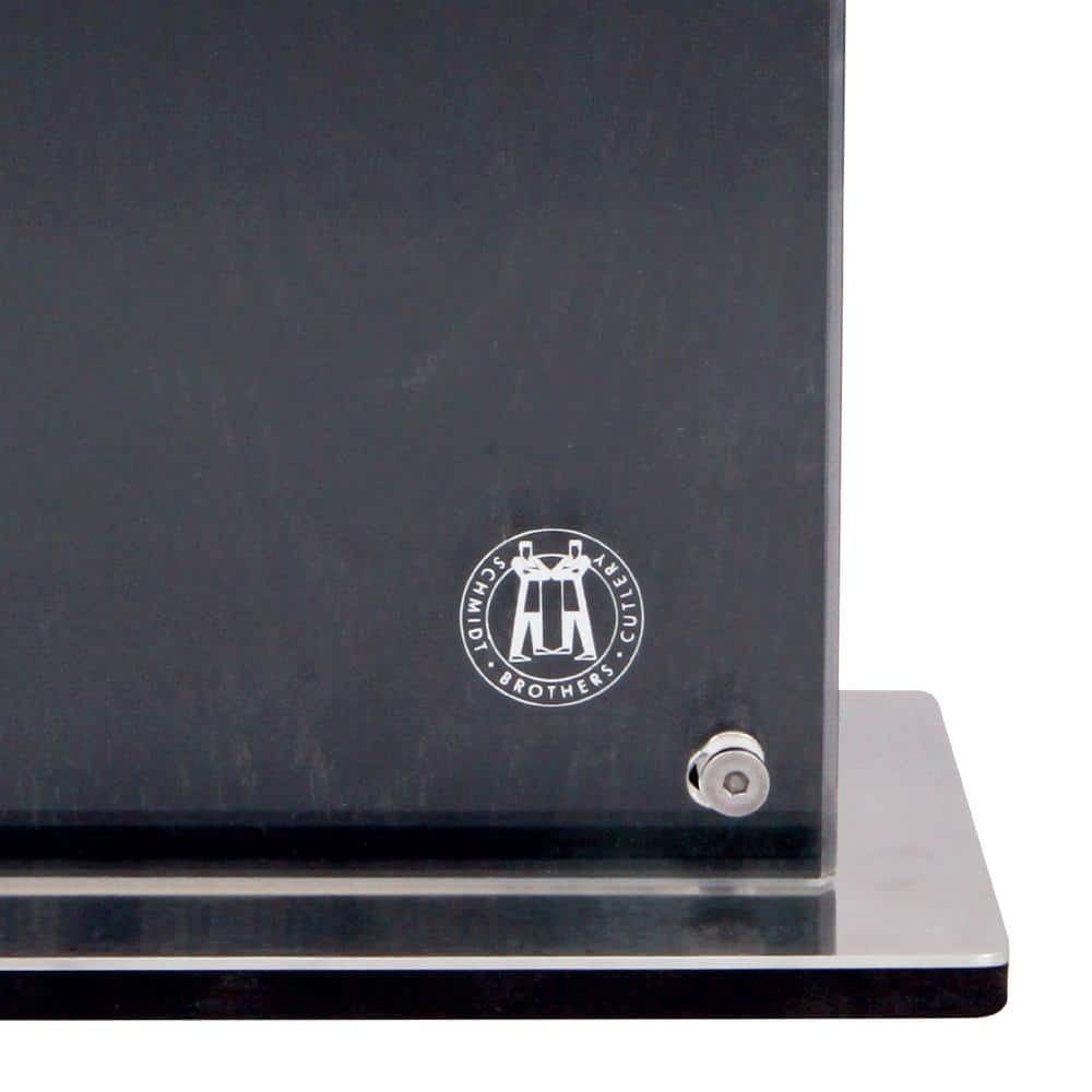 Schmidt Brothers Cutlery Black Midtown Magnetic Knife Block