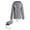 Gray, variant on Waterproof Hooded Lightweight Rain Coats (Women's S-XXL)
