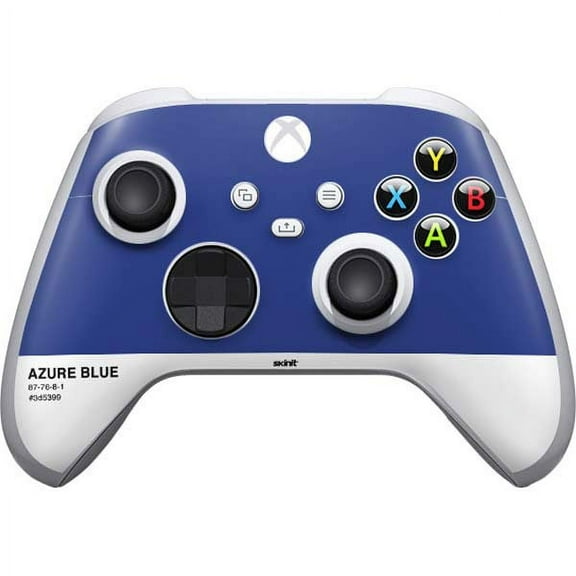 Skinit Color Palette Azure Blue Xbox Series S Controller Skin