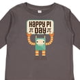 thumbnail image 4 of Inktastic Happy Pi Day Robot Math Class Boys or Girls Long Sleeve Toddler T-Shirt, 4 of 5