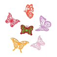 thumbnail image 5 of Troqueles de corte HGSALK 5 piezas de mariposa de metal de acero al carbono, 5 of 5