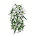 thumbnail image 2 of FastXmas Artificial Hanging Flowers for Outdoors, Hanging Plants Violet Vines UV Resistant for Wall Home Room Garden Wedding Indoor Outdoor Spring Summer Decoration(Purple), 2 of 4