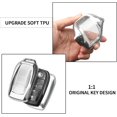 thumbnail image 4 of for Toyota Key Fob Cover with Keychain, Fit for Toyota Venza Corolla Cross Grand Highlander Tundra RAV4 Prime Prius Land Cruiser Sequoia Sienna Crown Tacoma 2025 Camry,Silver, 4 of 7