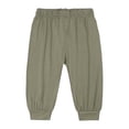 thumbnail image 3 of MYGBCPJS Infant Baby Jogger Pants Bamboo Rayon Trousers Toddler Soft Active Joggers Bottoms 2 Pack, 3 of 7