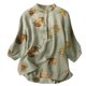 thumbnail image 1 of Camiseta informal de moda para mujer, camiseta de manga corta con cuello en V, blusa OAVQHLG3B Store  lin121212, 1 of 3