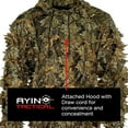 thumbnail image 7 of Leafy Camo Ghillie Suit 3D Leaf Camouflage Hunting Jacket and Pants with Gloves and Face Mask, Brown Leaf Size S-M, 7 of 7