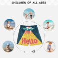 thumbnail image 6 of FORMRS Boys Swim Trunks Quick Dry Mesh Liner Boardshorts Sizes XS-XL, Blue UFO, 6 of 7