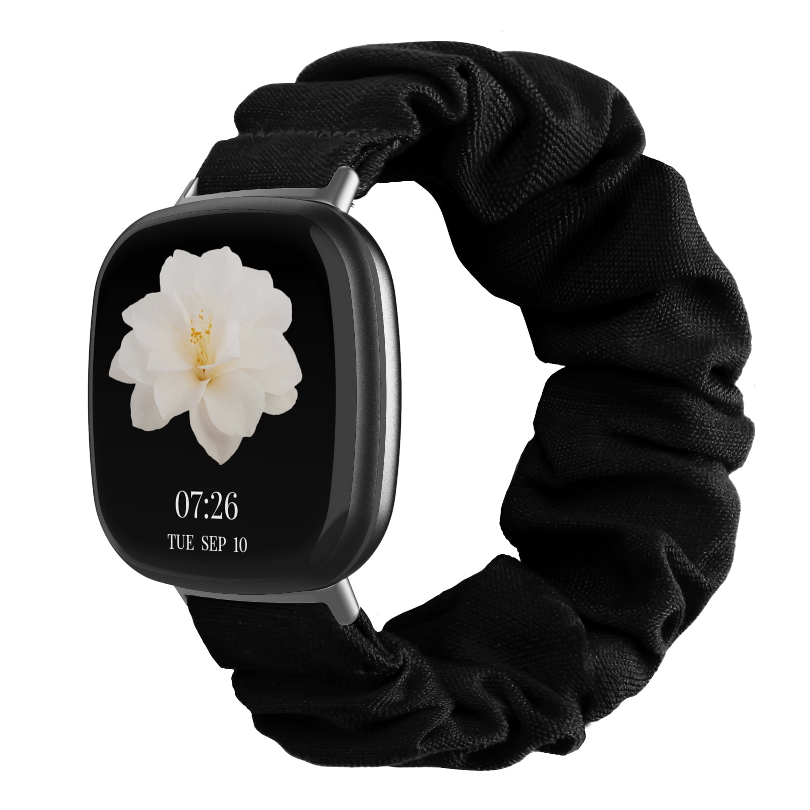 Scrunchie Bands Compatible with Fitbit Versa 3/Fitbit Sense, Women Girl ...