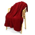 thumbnail image 2 of BVSOIVIA Warm Blanket Throws, Flannel Berber Fleece Reversible Fluffy Cozy ,Soft Plush Lightweight Blanket for Couch Sofa Bed Lap Blanket, 2 of 5