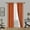 Brick, variant on Light Blue 1-Piece Noa Solid Blackout Grommet-Top Window Curtain Panel 37" W X 84" L
