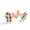 Color 1, variant on Men's Classic Stainless Steel, Color Buoy Painting Nautical Cufflinks Business Wedding Shirts, Rose Gold