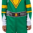 thumbnail image 3 of Power Rangers Unisex Toddler Kids Union Suit MMPR Character 1PC Hooded Pajama For Boys Girls Sleepwear Loungewear Red Green Blue Pink Ranger, 3 of 6