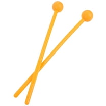 2pcs Mallets Percussion Sticks Drumsticks Performance Plastic Percussion Carillon Sticks