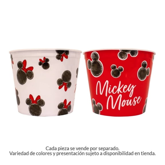 Palomero Prichos Disney Cilíndrico de 1.25 L Diseño Mickey  y Minnie Varios Modelos 1 Pieza